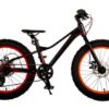 Volare Gradient Kinderfiets – Jongens – 20 inch – Zwart Oranje Rood – 6 speed – Prime Collection