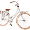 Volare Oma Classic Meisjesfiets - Tiener - 45 cm - lage zadelstand - Mat Zilver - Afbeelding 2