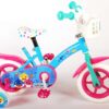 Ocean Kinderfiets - Unisex - 10 inch - Roze Blauw - Doortrapper - Afbeelding 2