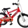 Disney Cars Kinderfiets - Jongens - 16 inch - Rood - Afbeelding 2