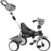 QPlay Driewieler Comfort 4 in 1 - Jongens en Meisjes - Grijs - Afbeelding 3