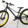 Volare Gradient Kinderfiets – Jongens – 24 inch – Zwart Groen Geel – 7 speed – Prime Collection - Afbeelding 18