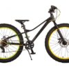 Volare Gradient Kinderfiets – Jongens – 24 inch – Zwart Groen Geel – 7 speed – Prime Collection