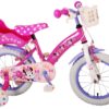 Disney Minnie Cutest Ever! - Kinderfiets - Meisjes - 14 inch - Roze - Twee Handremmen - Afbeelding 2