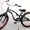 Volare Miracle Cruiser Kinderfiets - Meisjes - 20 inch - Mat Zwart - Prime Collection - Afbeelding 14