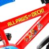 Paw Patrol Kinderfiets - Jongens - 12 inch - Rood/Blauw - Afbeelding 7