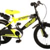 Volare Sportivo Kinderfiets - Jongens - 16 inch - Neon Geel Zwart - 95% afgemonteerd - Afbeelding 2