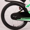 Volare Sportivo Kinderfiets - Jongens - 18 inch - Neon Groen Zwart - 95% afgemonteerd - Afbeelding 4