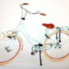 Volare Oma Classic Meisjesfiets - Tiener - 45 cm - lage zadelstand - Licht Blauw - Afbeelding 15