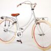 Volare Oma Classic Meisjesfiets - Tiener - 45 cm - lage zadelstand - Mat Zilver - Afbeelding 3