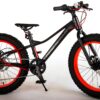 Volare Gradient Kinderfiets – Jongens – 20 inch – Zwart Oranje Rood – 6 speed – Prime Collection - Afbeelding 3