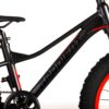 Volare Gradient Kinderfiets – Jongens – 20 inch – Zwart Oranje Rood – 6 speed – Prime Collection - Afbeelding 5