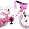 Volare Rose Kinderfiets - Meisjes - 14 inch - Roze/Wit - 95% afgemonteerd - Afbeelding 2