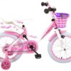 Volare Rose Kinderfiets - Meisjes - 16 inch - Roze/Wit - 95% afgemonteerd