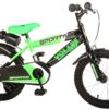 Volare Sportivo Kinderfiets - Jongens - 16 inch - Neon Groen Zwart - 95% afgemonteerd - Afbeelding 2