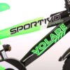 Volare Sportivo Kinderfiets - Jongens - 16 inch - Neon Groen Zwart - 95% afgemonteerd - Afbeelding 7