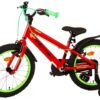 Volare Rocky Kinderfiets - Jongens - 18 inch - Rood - Twee handremmen - Afbeelding 14