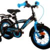 Volare Thombike Kinderfiets - Jongens - 12 inch - Zwart Blauw - Afbeelding 10