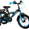Volare Thombike Kinderfiets - Jongens - 14 inch - Zwart Blauw - Twee Handremmen - Afbeelding 2