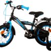 Volare Thombike Kinderfiets - Jongens - 14 inch - Zwart Blauw - Twee Handremmen - Afbeelding 14