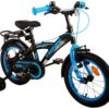 Volare Thombike Kinderfiets - Jongens - 14 inch - Zwart Blauw - Twee Handremmen - Afbeelding 10