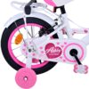 Volare Ashley Kinderfiets - Meisjes - 14 inch - Wit - Twee Handremmen - Afbeelding 3