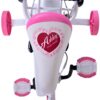 Volare Ashley Kinderfiets - Meisjes - 14 inch - Wit - Twee Handremmen - Afbeelding 5