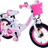 Volare Ashley Kinderfiets - Meisjes - 14 inch - Wit - Twee Handremmen - Afbeelding 6