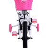 Volare Ashley Kinderfiets - Meisjes - 14 inch - Wit - Twee Handremmen - Afbeelding 7