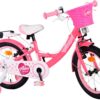 Volare Ashley Kinderfiets - Meisjes - 16 inch - Roze/Rood - Twee Handremmen - Afbeelding 2