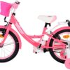 Volare Ashley Kinderfiets - Meisjes - 16 inch - Roze/Rood - Twee Handremmen - Afbeelding 8