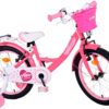 Volare Ashley Kinderfiets - Meisjes - 18 inch - Roze/Rood - Twee handremmen - Afbeelding 2