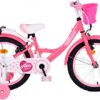 Volare Ashley Kinderfiets - Meisjes - 18 inch - Roze/Rood - Twee handremmen