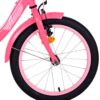 Volare Ashley Kinderfiets - Meisjes - 18 inch - Roze/Rood - Twee handremmen - Afbeelding 4