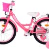 Volare Ashley Kinderfiets - Meisjes - 18 inch - Roze/Rood - Twee handremmen - Afbeelding 8