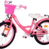 Volare Ashley Kinderfiets - Meisjes - 18 inch - Roze/Rood - Twee handremmen - Afbeelding 9