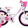 Volare Ashley Kinderfiets - Meisjes - 18 inch - Wit - Twee handremmen