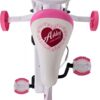 Volare Ashley Kinderfiets - Meisjes - 18 inch - Wit - Twee handremmen - Afbeelding 5