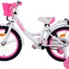 Volare Ashley Kinderfiets - Meisjes - 18 inch - Wit - Twee handremmen - Afbeelding 8