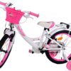Volare Ashley Kinderfiets - Meisjes - 18 inch - Wit - Twee handremmen - Afbeelding 9