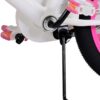Volare Ashley Kinderfiets - Meisjes - 18 inch - Wit - Twee handremmen - Afbeelding 10