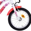 Volare Lovely Kinderfiets - Meisjes - 14 inch - Rood Wit - Twee Handremmen - Afbeelding 4