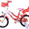 Volare Lovely Kinderfiets - Meisjes - 14 inch - Rood Wit - Twee Handremmen - Afbeelding 8