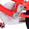 Volare Lovely Kinderfiets - Meisjes - 14 inch - Rood Wit - Twee Handremmen - Afbeelding 10
