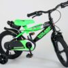 Volare Sportivo Kinderfiets - Jongens - 14 inch - Neon Groen Zwart - Twee Handremmen - 95% afgemonteerd - Afbeelding 2