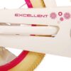 Volare Excellent Kinderfiets - Meisjes - 16 inch - Wit- 95% afgemonteerd - Afbeelding 6
