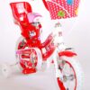 Volare Lovely Kinderfiets - Meisjes - 12 inch - Rood Wit - Twee Handremmen - Afbeelding 10