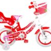 Volare Lovely Kinderfiets - Meisjes - 12 inch - Rood Wit - Twee Handremmen