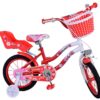 Volare Lovely Kinderfiets - Meisjes - 14 inch - Rood Wit - Afbeelding 2