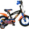 Hot Wheels Kinderfiets - Jongens - 12 inch - Zwart Oranje Blauw